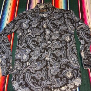 Etro Milano Paisley Button Down Shirt | Size 39 (M) | Made in Italy